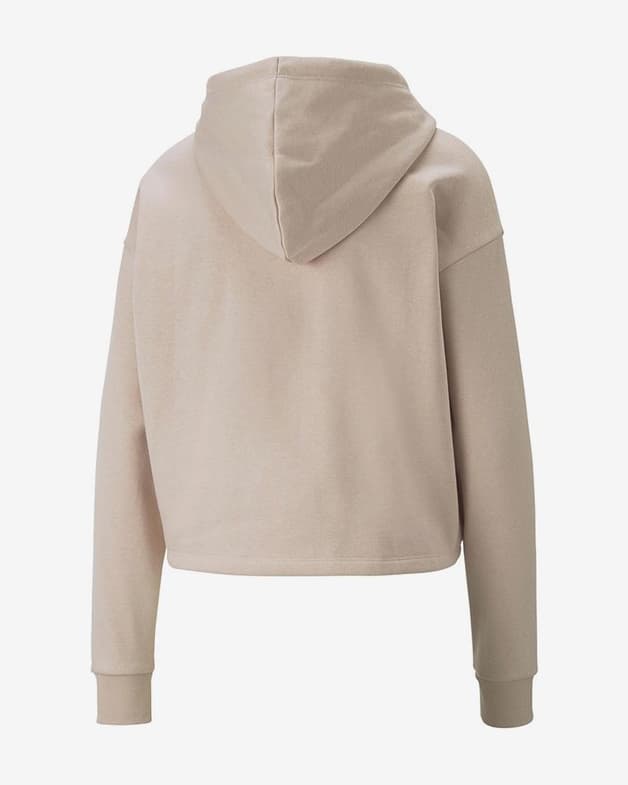 Sudadera Puma Essentials+ Metallic Logo C rosa gris claro mujer - #2