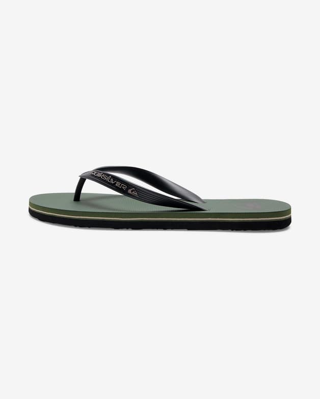 Chanclas Quiksilver Molokai Panel verde negro - #4