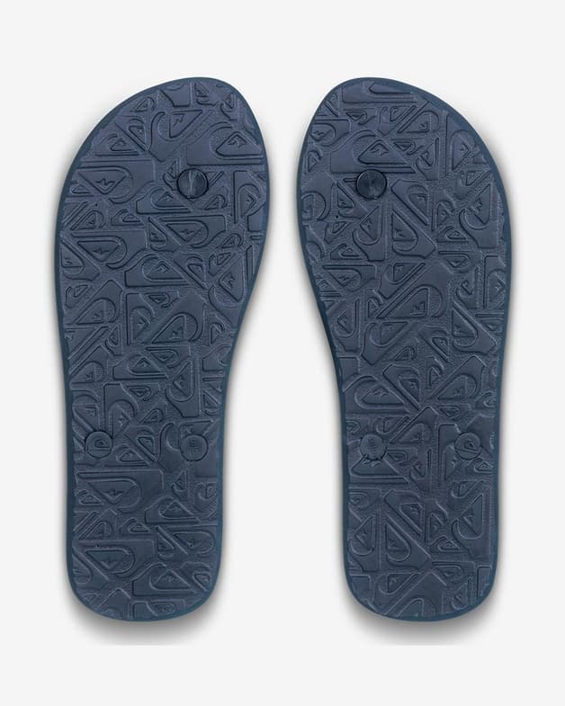 Chanclas Quiksilver Java Art azul noche naranja - #4