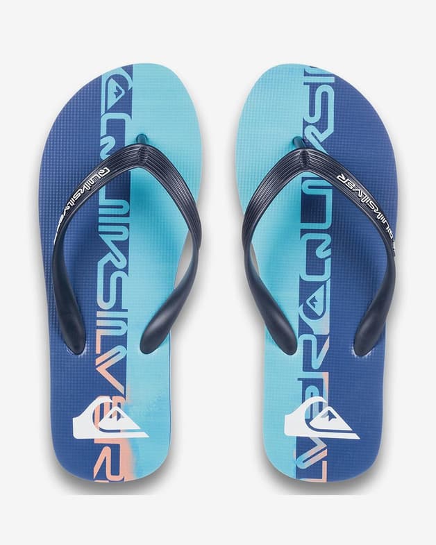 Chanclas Quiksilver Molokai Art 25 azul claro oscuro - #3