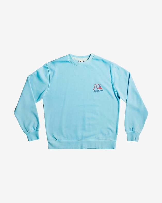 Sudadera Quiksilver Neon Slab azul claro - #1