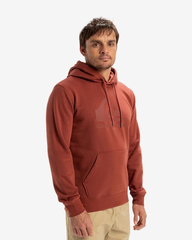 Sudadera con capucha Quiksilver Comp Logo rojo oscuro - #5