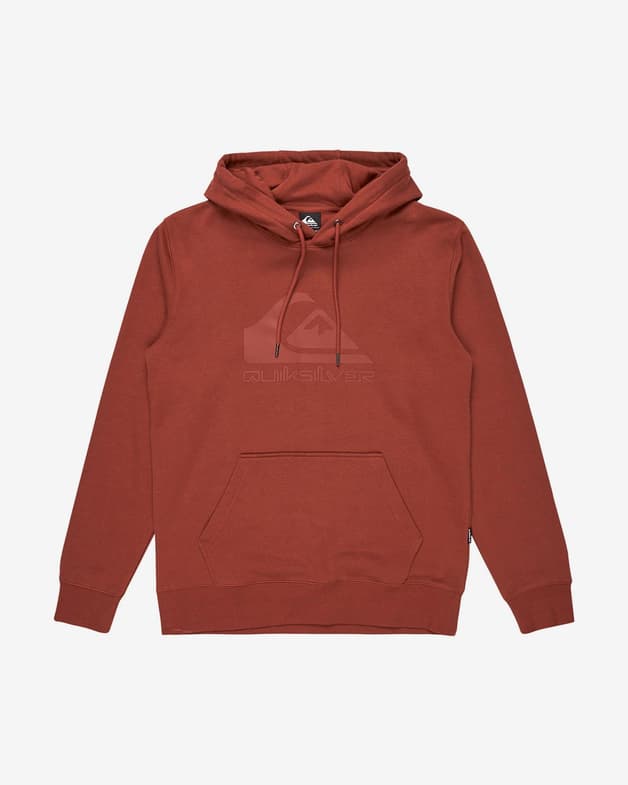 Sudadera con capucha Quiksilver Comp Logo rojo oscuro - #1