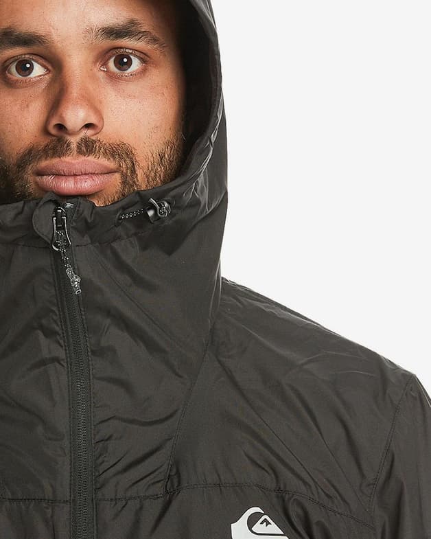 Chaqueta fina con capucha Quiksilver Overcast negro - #4