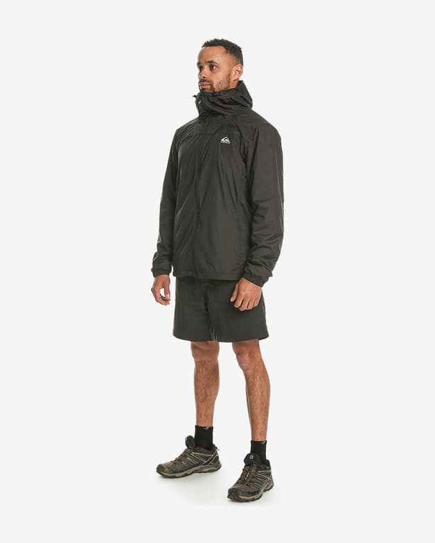 Chaqueta fina con capucha Quiksilver Overcast negro - #6
