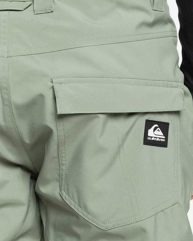 Pantalón largo Quiksilver Estate verde claro - #3