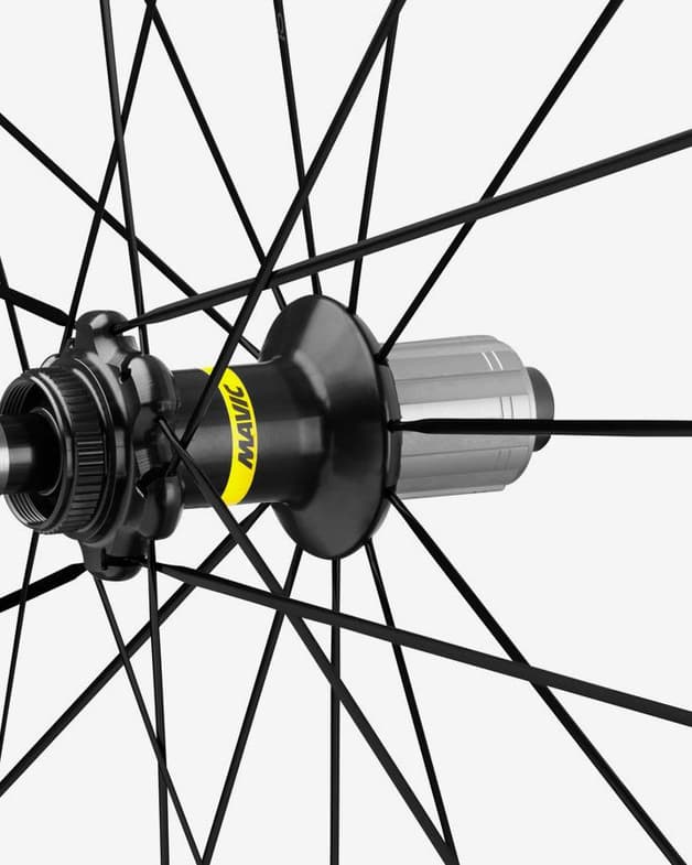 Par de ruedas Mavic Comete Pro Carbon SL UST Disc 6IS eje pasante núcleo Shimano 700x25 negro - #5