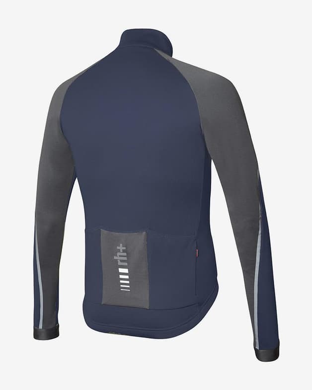 Maillot rh+ Code II manga larga azul titanio - #2