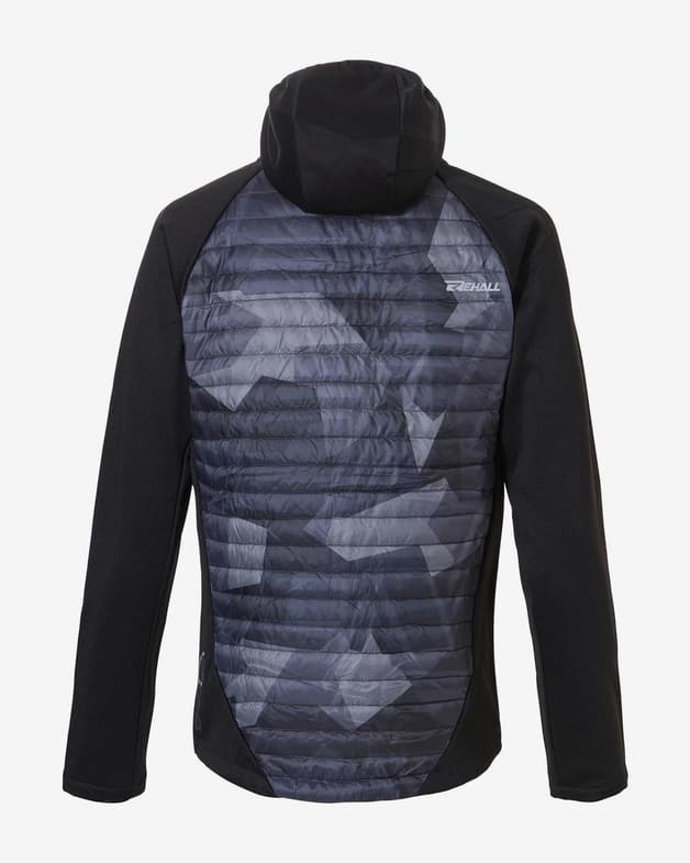 Chaqueta con capucha Rehall FORCE-R negro gris - #2