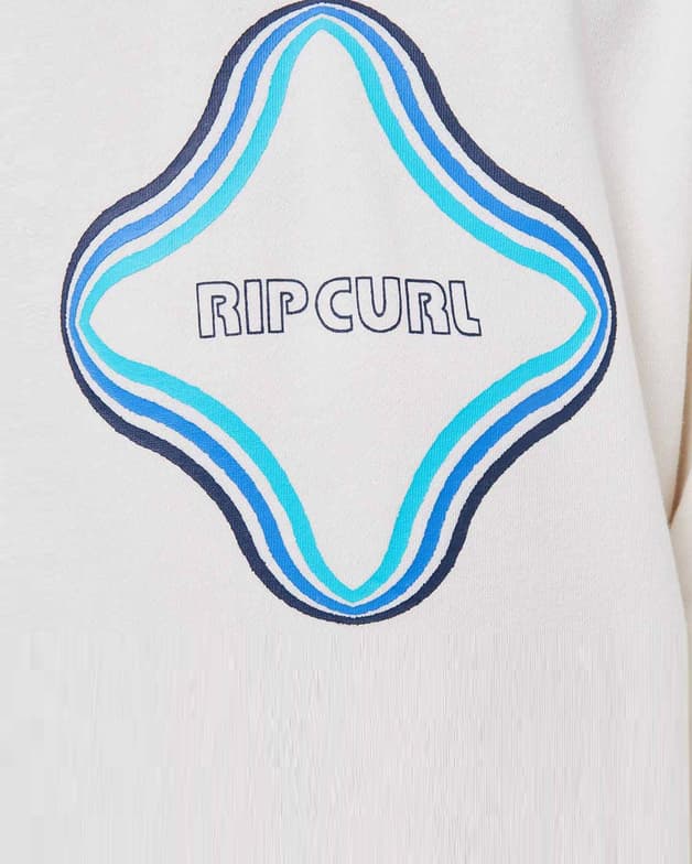 Sudadera con capucha Rip Curl Surf Revival blanco azul infantil - #5