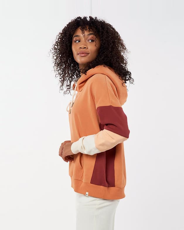 Sudadera con capucha Rip Curl Surf Revival naranja mujer - #3