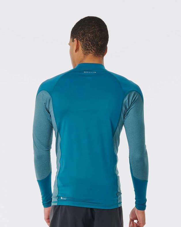 Camiseta Rip Curl Waves UPF Perf manga larga azul blanco - #4