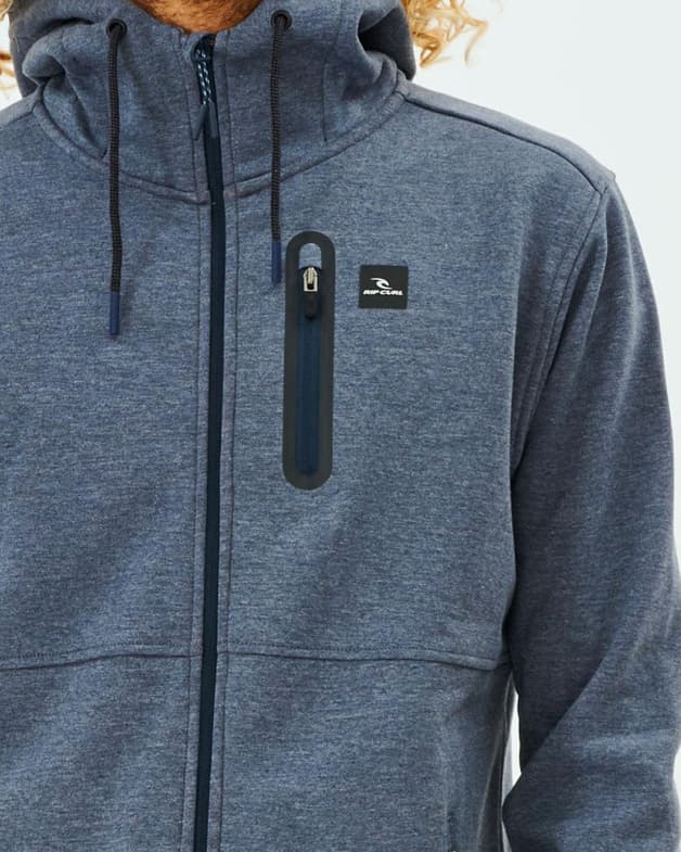 Sudadera Rip Curl Anti Series Departed Full Zip azul - #5