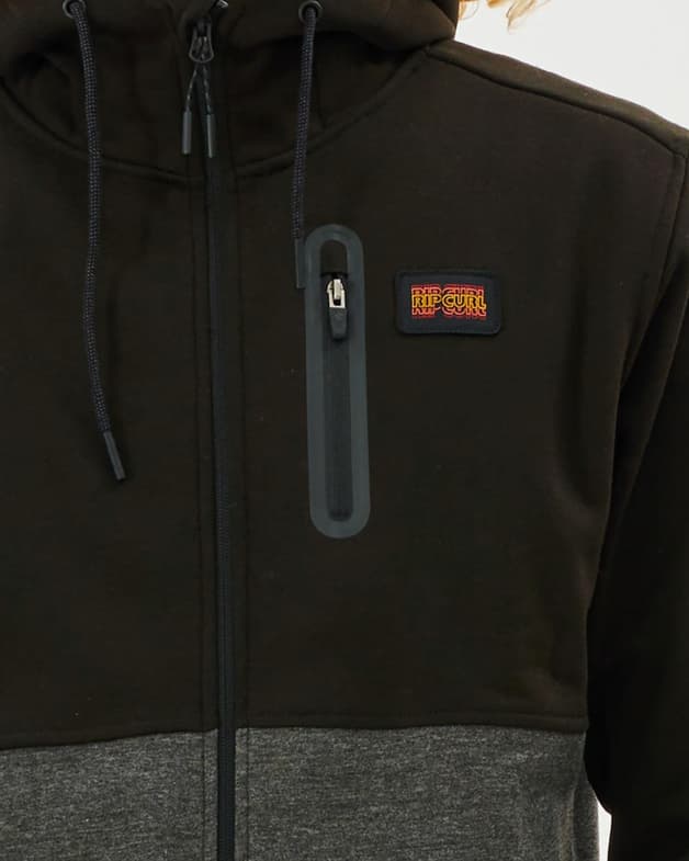 Sudadera Rip Curl Anti Series Departed Full Zip negro gris oscuro - #5