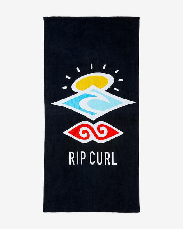 Toalla Rip Curl Icons negro rojo - #1
