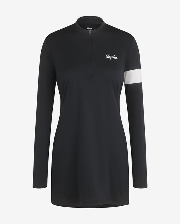 Maillot Rapha Long manga larga negro mujer - #1