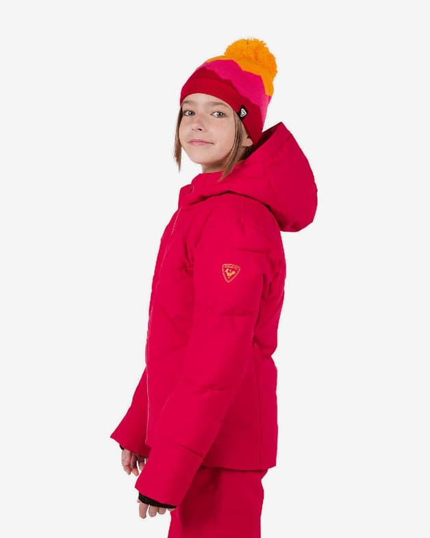 Chaqueta con capucha Rossignol Staci rojo intenso junior - #4