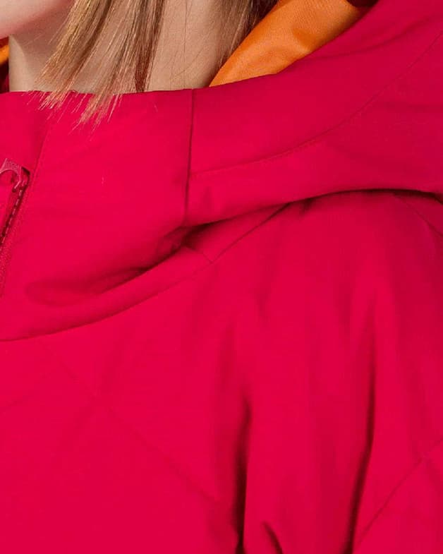 Chaqueta con capucha Rossignol Staci rojo intenso junior - #3