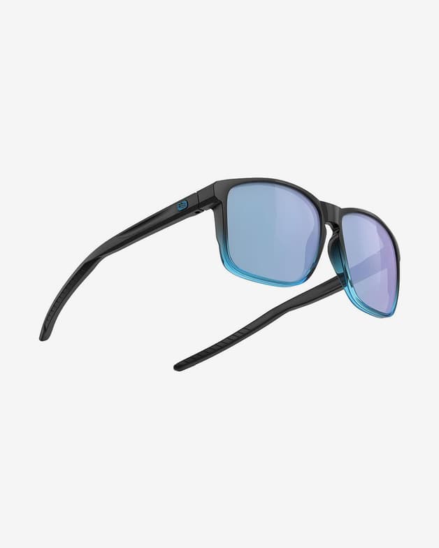 Gafas Rudy Project Overlap negro azul claro brillante con lentes RP Optics Multilaser Ice - #3