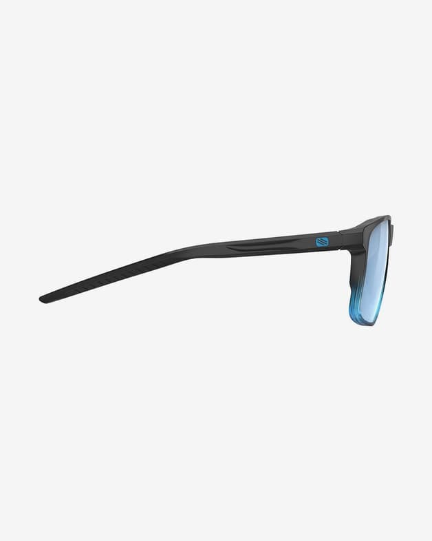 Gafas Rudy Project Overlap negro azul claro brillante con lentes RP Optics Multilaser Ice - #4