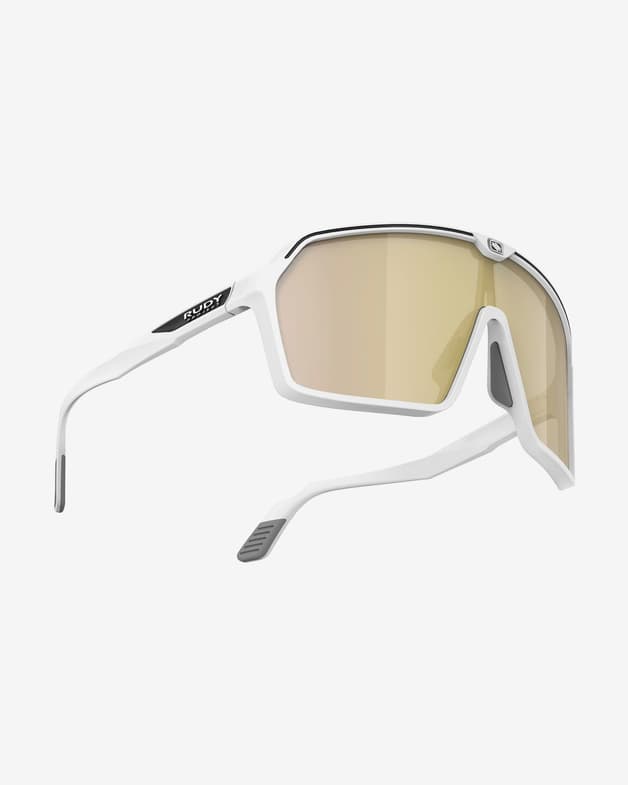 Gafas Rudy Project Spinshield blanco mate con lente RP Optics Multilaser Gold - #3