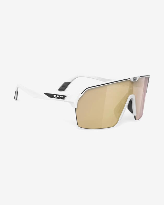 Gafas Rudy Project Spinshield Air blanco mate con lentes RP Optics Multilaser oro - #1