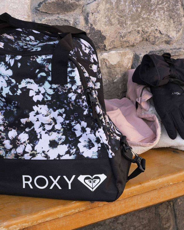 Bolsa porta botas Roxy Northa 31L azul oscuro blanco mujer - #6