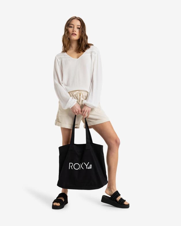 Bolsa Roxy Go For It 23 L negro blanco - #7
