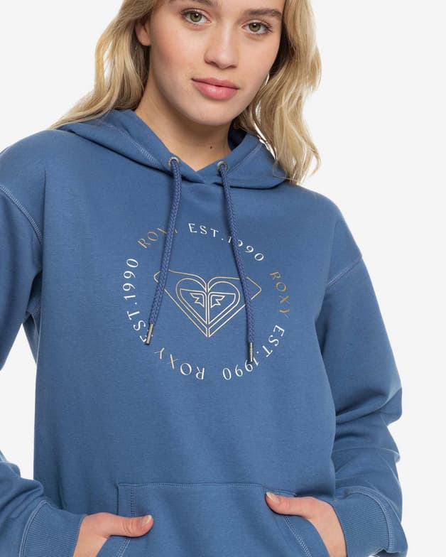 Sudadera con capucha Roxy Surf Stoked azul mujer - #7