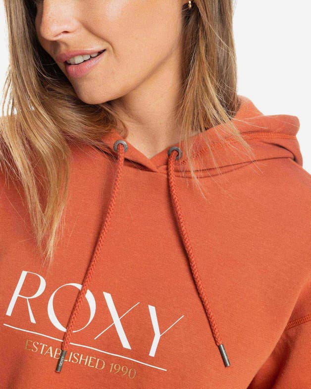 Sudadera con capucha Roxy Surf Stoked B naranja oscuro mujer - #6