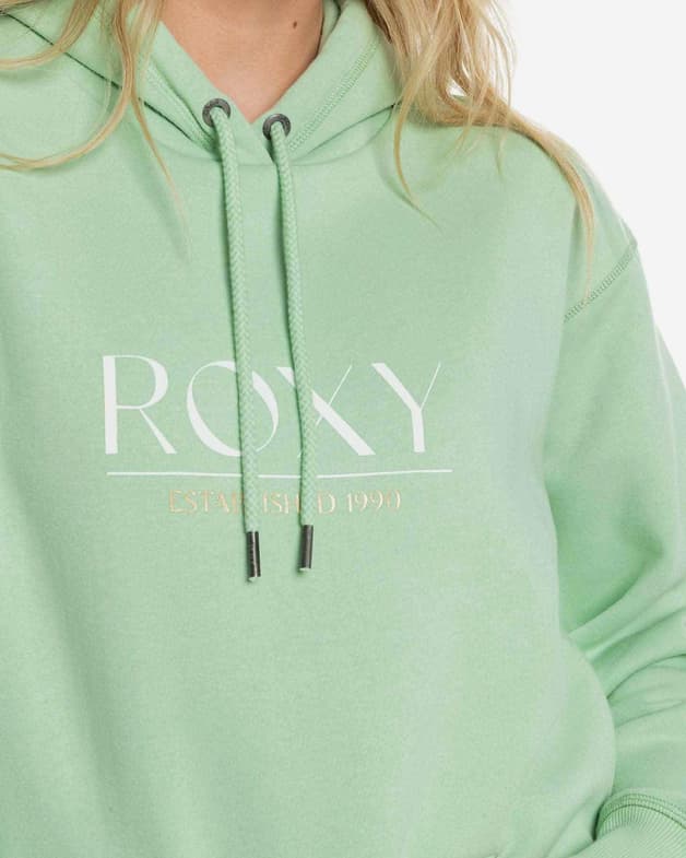 Sudadera con capucha Roxy Surf Stoked B verde claro mujer - #6