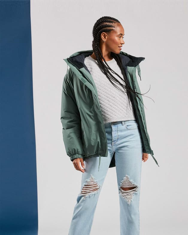 Chaqueta Roxy Lofty Cloud verde mujer - #4