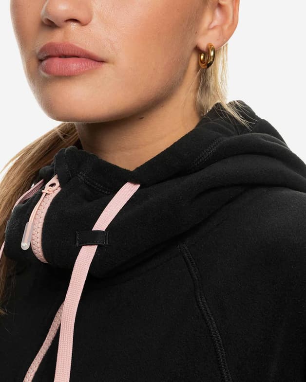 Sudadera con capucha Roxy Keeping Me Alive Full Zip negro mujer - #6