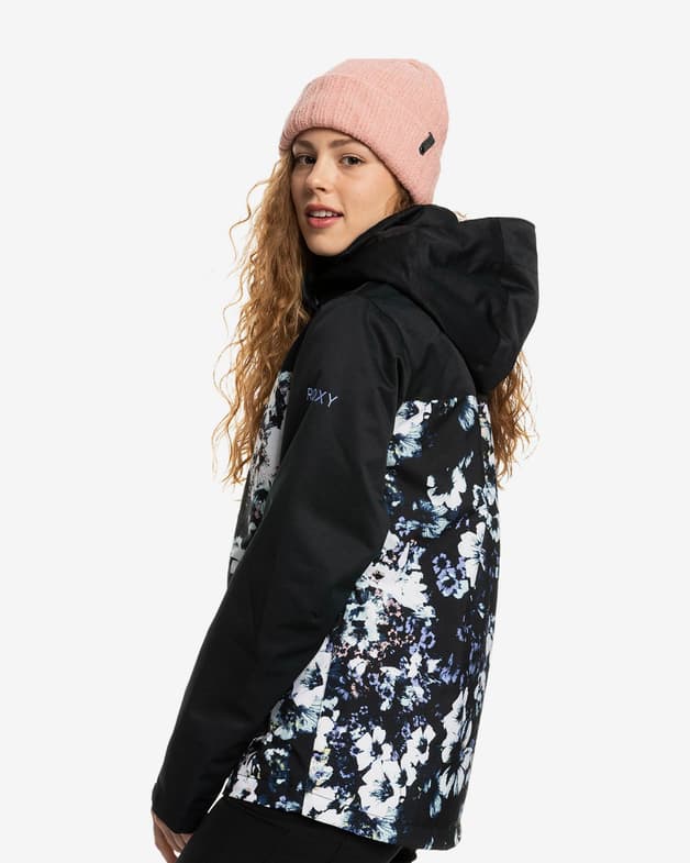 Chaqueta Roxy Jetty Block negro azul blanco mujer - #4