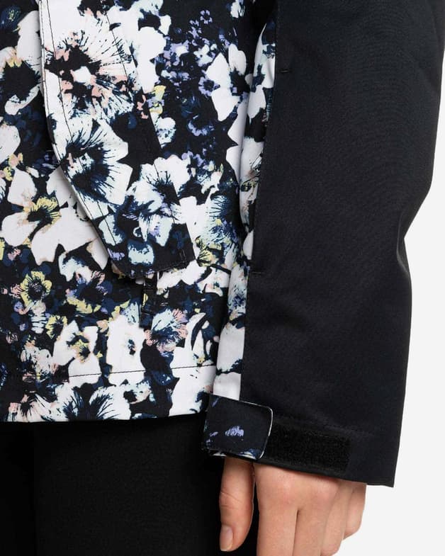 Chaqueta Roxy Jetty Block negro azul blanco mujer - #8