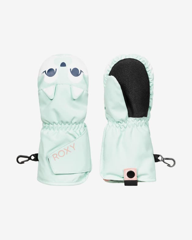 Manoplas Roxy Snows Up azul turquesa negro blanco niña - #1