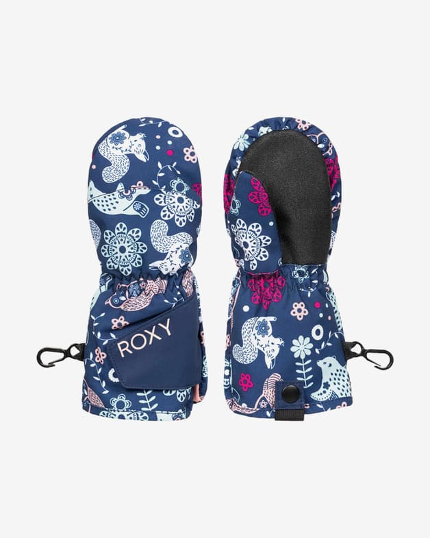 Manoplas Roxy Snows Up azul rosa niña - #1