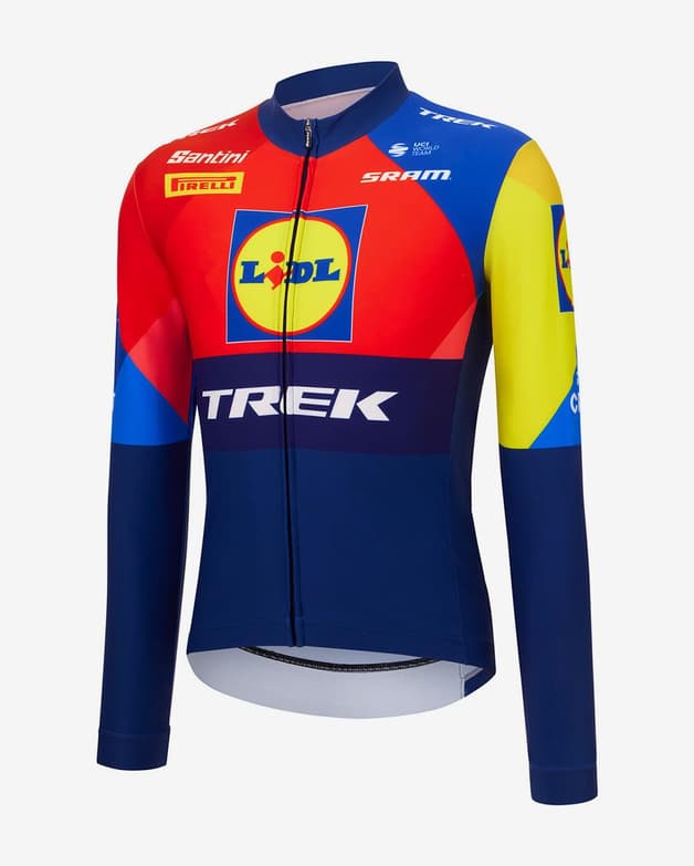 Maillot Lidl-Trek 2025 Replica manga larga azul - #4