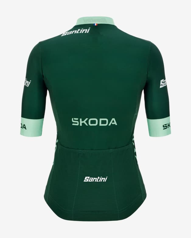Tour de France Femmes avec Zwift 2025 Fan Line Maillot verde manga corta Líder Clasificación Puntos dame - Corte Classic - #2