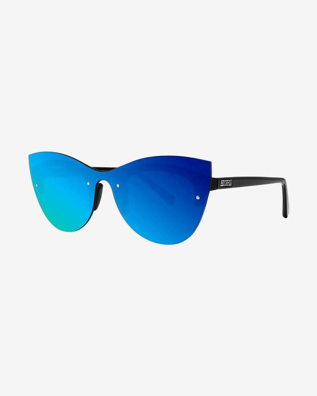 Gafas Scicon Phanton negro con lente multiespejada azul - #1