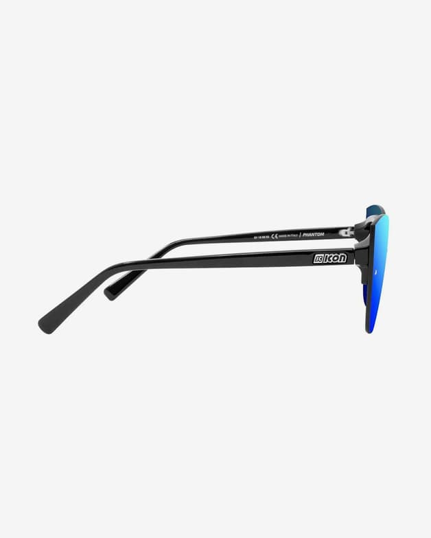 Gafas Scicon Phanton negro con lente multiespejada azul - #4