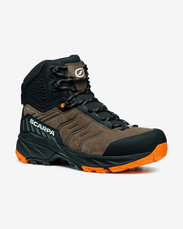 Botas Scarpa Rush TRK GORE-TEX marrón oscuro negro naranja - #1