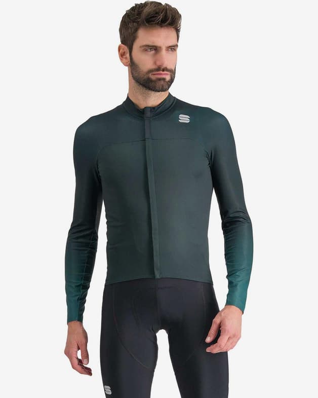 Sportful BodyFit Pro langærmet cykeltrøje mørk opalgrøn - #1
