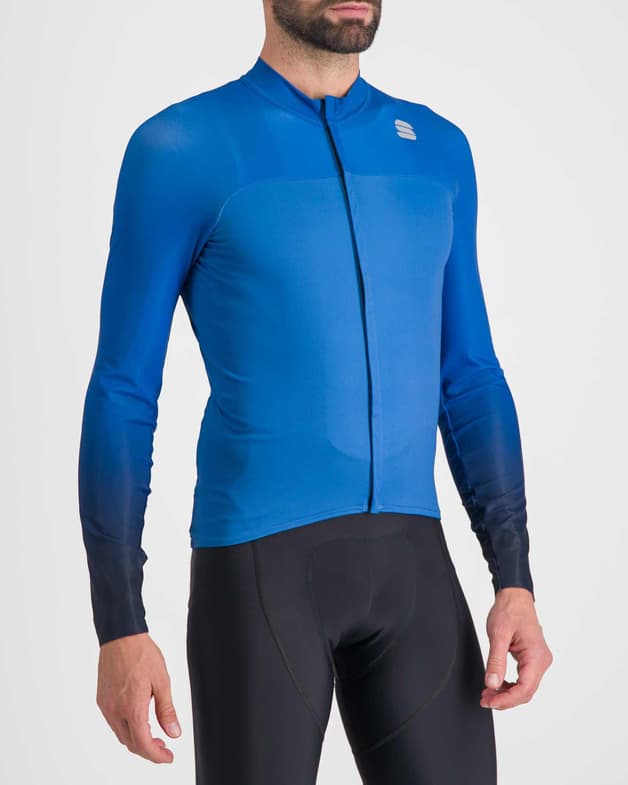 Sportful BodyFit Pro langærmet cykeltrøje i lys blå - #3