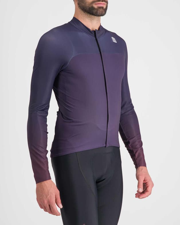 Sportful BodyFit Pro langærmet cykeltrøje lilla blålig - #3
