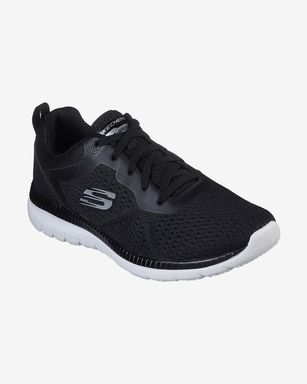 Zapatillas Skechers Bountiful - Quick Path negro blanco mujer - #4