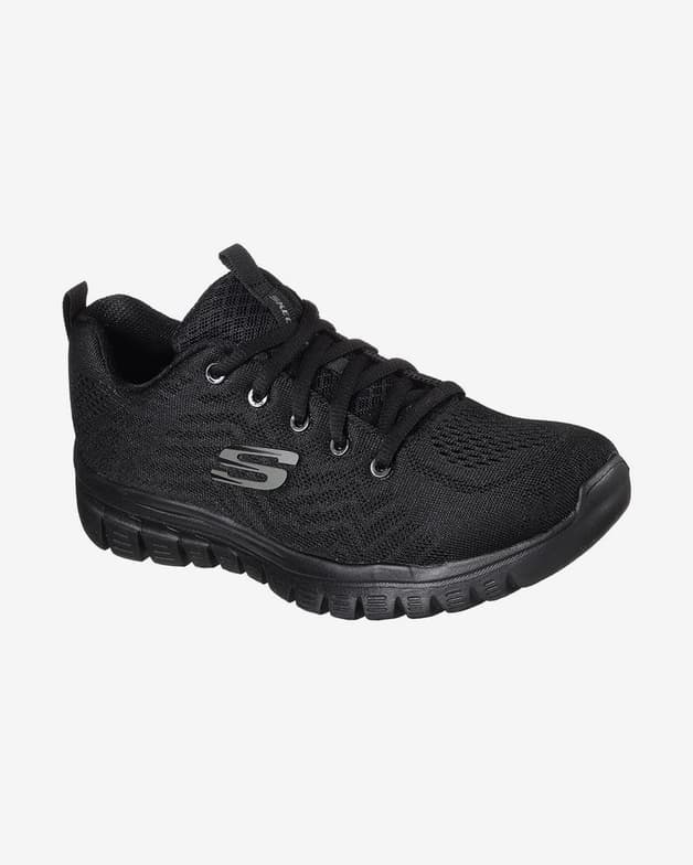 Zapatillas Skechers Graceful - Get Connected negro brillante mujer - #4