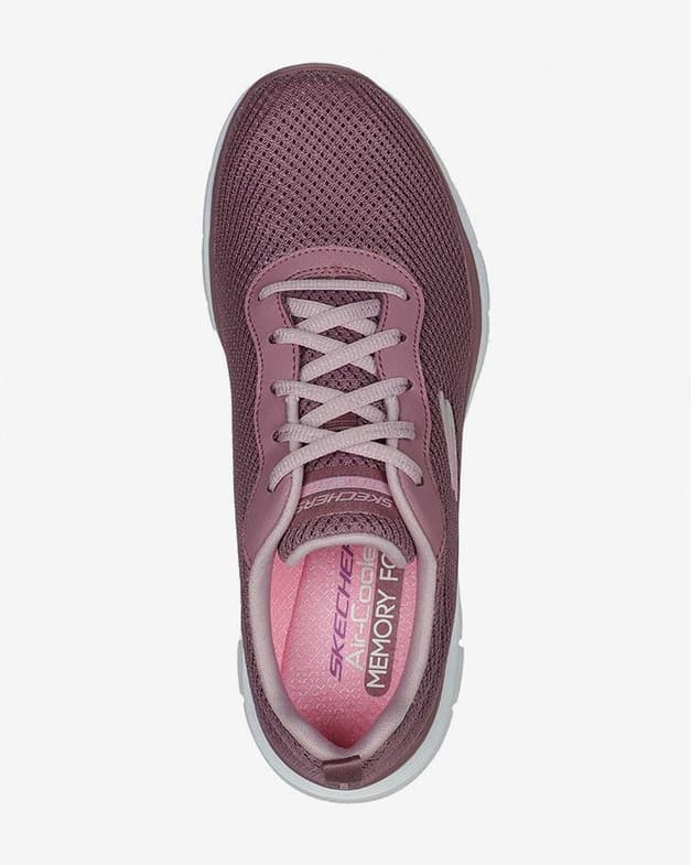 Zapatillas Skechers Flex Appeal 4.0 Brilliant View granate mujer - #3