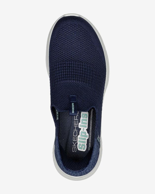 Zapatillas Skechers Ultra Flex 3.0 - Smooth Step Slip-ins azul blanco mujer - #3