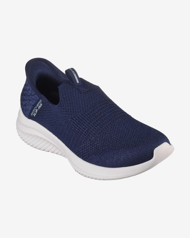 Zapatillas Skechers Ultra Flex 3.0 - Smooth Step Slip-ins azul blanco mujer - #5